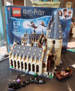 LEGO Harry Potter Hogwarts Great Hall 75954 Building Kit and Magic Castle Toy, Fantasy Creatures, Hermione Granger, Draco Malfoy and Hagrid (878 Pieces) 64 81pQ1swJSWL