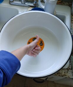 Granite Ware Enamel on Steel Dish Pan with handles, 15-Quart capacity, Speckled White 15 Quart 30 81pR3En5nXL