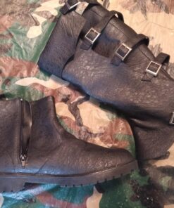 Funtasma Men's Gotham Engineer Boot 10-11 Black Distressed Polyurethane 25 81pR5S1lURL