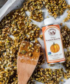 La Tourangelle, Toasted Pumpkin Seed Oil, Great for Cooking, Salad Dressings, Pastas, and Spreads - Health and Beauty Oil, 8.45 fl oz 8.45 Fl Oz (Pack of 1) 28 81pRIBXkYwL