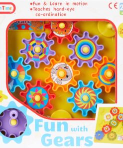 Fun Time Fun with Gears Toy 55363 1 Multi-colored 7 81pRT8oSscL