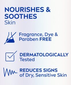 Nivea Sensitive and Radiant Body Lotion for Sensitive Skin, Unscented Body Lotion With Hypoallergenic Formula, 16.9 Fl Oz Pump Bottle 27 81pRpfDkgvL