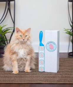 Mammoth Lint Roller-Extra Large Lint Roller, 2 Rollers and 2 Refills, 90 Sheets per Roll, Perfect for Pets (360 Extra Long Sheets Total) 33 81pS5ae4RUL