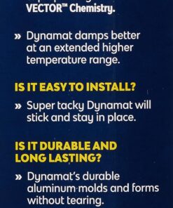 Dynamat 10435 12" x 36" x 0.067" Thick Self-Adhesive Sound Deadener with Xtreme Door Kit,Black 33 81pUkwHnjEL