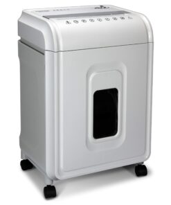 Aurora AU1275MA Professional Grade 12-Sheet Micro-Cut Paper and CD/Credit Card Shredder/ 60 Minutes Continuous Run Time, White/Gray 12-Sheet Micro-cut/60-min Run Time 16 81pUnjXW5OL