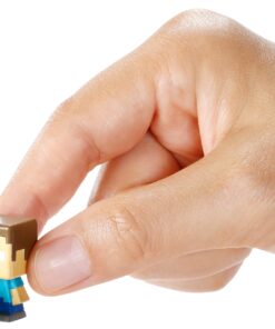 Minecraft Mini Figure 3-Pack, Farming Steve, Spawning Spider & Slime Cubes 9 81pUwmaNHwL