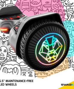 SWAGTRON Swagboard Twist Lithium-Free Hoverboard with Startup Balancing Twist 3 LED Jet Black 11 81pV7fDXBJL