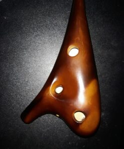 "Forest Whisper" 12 Hole Ocarina Classic Straw Fire Masterpiece Collectible, Alto C Ceramic Ocarina - Highly Recommended Christmas Gift Idea by OcarinaWind Music Instrument Shop Owner 46 81pV80QVqhL