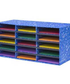 Bankers Box Classroom 15 Compartment Literature Organizer, Single (3384301),Blue 15 Slot 9 81pVxwS2grL