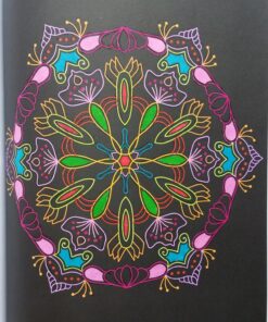 Glowing Mandalas: Coloring Book for Adults Paperback 84 81pXjTtQ9hL