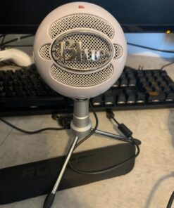 Logitech for Creators Blue Snowball iCE USB Microphone for Gaming, Streaming, Podcasting, Twitch, YouTube, Discord, Recording for PC and Mac, Plug & Play-Black Whiteout 42 81pbKPp9K1L