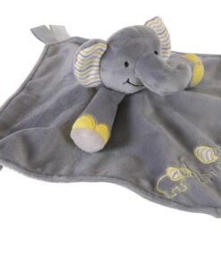 Stephan Baby Chewbie Activity Toy and TeeTher Security Blanket, Grey Elephant Gray Elephant 6 81pbOV8JVLL