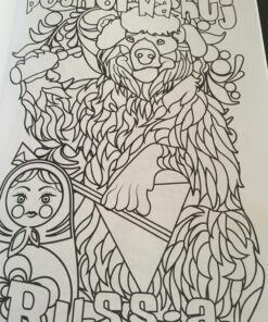 F*ck Y*u Around the World: Swear Word Coloring Book Paperback 29 81pbnY2l9fL