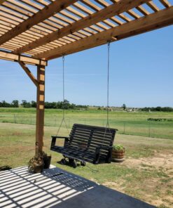 Jungle Gym Kingdom Swing Set Hangers - 2 Heavy Duty Brackets with Locking Snap Hooks for Porch, Patio, Playground - Indoor/Outdoor Hardware & Accessories 2 pack hangers 47 81pf0Og7dyL 1