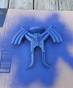 Zelda Link Master Sword Twilight Princess Fantasy Sword with Plaque - Blue (Blue) 56 81pfL424NxL