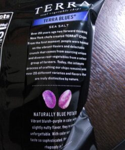 Terra Vegetable Chips, Blues Chips with Sea Salt, 1 Oz (Pack of 24) 17 81pgoBmKTgL