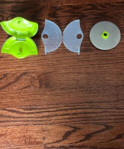 Kitchy Pizza Cutter Wheel with Protective Blade Cover, Ergonomic Pizza Slicer (Green) Green 40 81phoWzyJjL