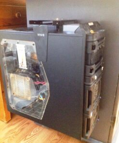 VIVO Adjustable Under Desk and Wall PC Mount, Computer Case CPU Holder with Swivel Action and Secure Locking, Black, MOUNT-PC01 101 81pijU5LGhL