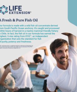Life Extension Super Omega-3 EPA/DHA Fish Oil, Sesame Lignans & Olive Extract - Omega 3 Supplement - For Heart Health and Brain Support - Gluten Free, Non-GMO - 240 Easy-to-swallow Softgels 14 81pj8Dp5qsL