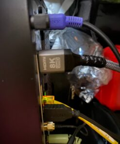 Highwings 8K 10K HDMI Cable 48Gbps 6.6FT/2M, Certified Ultra High Speed HDMI® Cable Braided Cord-4K@120Hz 8K@60Hz, DTS:X, HDCP 2.2 & 2.3, HDR 10 Compatible with Roku TV/PS5/HDTV/Blu-ray 6.6 feet Grey 43 81pjUhAUgfL