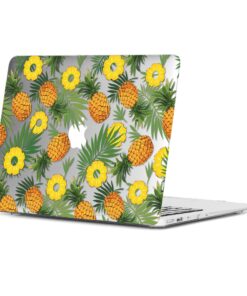 GMYLE MacBook Air 13 Inch Case A1466 A1369 Old Version 2010 2017, Hard Shell Plastic Clear Crystal Glossy Snap On Cover (Pineapple The Tropical Fruit) MacBook Air 13" (A1369/A1466) Sweet Pineapple 8 81pnI9rnbAL