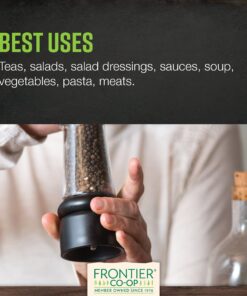 Frontier Co-op Organic Tellicherry Whole Black Peppercorns 1lb 11 81pnMMloprL