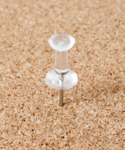 U Brands Push Pins, Clear Plastic Head Thumbtacks, Steel Point, 200-Count 1 11 81porPZdLqL
