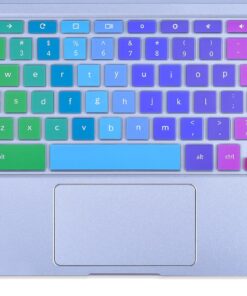 Keyboard Cover for Samsung Galaxy Chromebook Go 14" /Chromebook 4 3 2 XE310XBA XE500C13 XE501C13 XE500C12 11.6"/ Chromebook 4 15.6" XE350XBA /Chromebook Plus V2 XE520QAB XE521QAB 12.2 -Rainbow Rainbow 27 81ppGvyOyQL