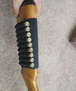 Mossy Oak Hunting Accessories Mossy Oak Buttstock Shotgun Shell and Rifle Cartridge Holder Black 16 81pq5QwhOgL