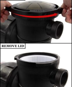 Rx Clear Extreme Force High Performance Pool Pump for Above Ground Swimming Pools | Single Speed | ¾ HP Pump | 115V 7.3 Amps | Economically Smart Choice | 6-Foot Cord Included 3/4 HP 13 81prCTsxYZL 1