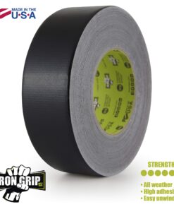 IPG Iron Grip Heavy Duty Duct Tape, 1.88" x 35 yd, Black (Single Roll) - IG235 10 81prDaUIVuL