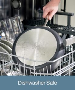 All-Clad HA1 Hard Anodized Nonstick Cookware Set 10 Piece Induction Oven Broiler Safe 500F, Lid Safe 350F Pots and Pans Black 10-Piece 21 81prsdgw3FL