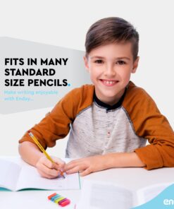 Pencil Grips, Gel Pencil Cushion Grips for Adults w/Arthritis, Preschool & Toddlers, Comfort Writing Pencil Grippers for Kids Handwriting, 6 Pack- by Enday 9 81puJaU4sbL