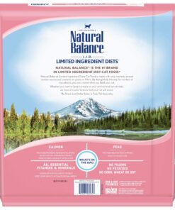 Natural Balance Limited Ingredient Adult Grain-Free Dry Cat Food, Salmon & Green Pea Recipe, 10 Pound (Pack of 1) 10.00 Pound (Pack of 1) 17 81puuRMlEoL 1