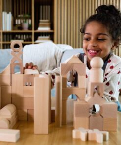HABA Basic Building Blocks 102 Piece Extra Large Wooden Starter Set (Made in Germany) 17 81pvy2dXtL