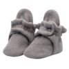 Zutano Unisex Fleece Baby Booties, Soft Sole and Non Slip | Stay On Slipper Socks for Infant/Toddler, Girls, Boys 3-24 Months Grey 6 Months Infant 41 81pvzcW8FLL