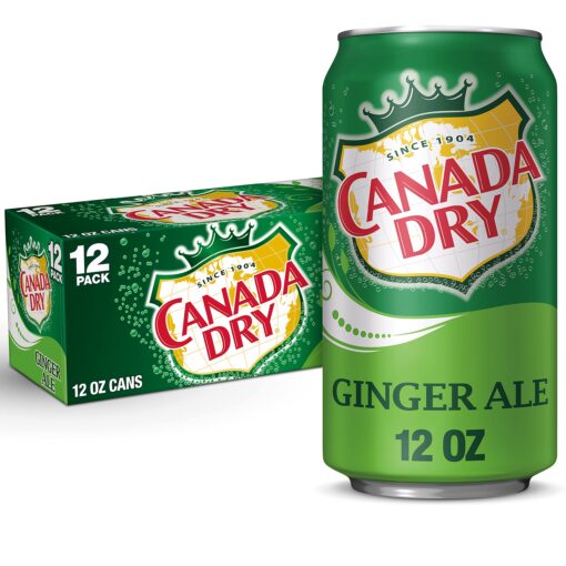 Canada Dry Ginger Ale Soda, 12 fl oz cans (Pack of 24)