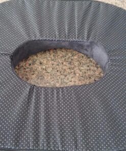 Kieba Hemorrhoid Treatment Donut Tailbone Cushion, Prostate Pillow, Pregnancy, Post Natal, Bed Sores, Coccyx, Sciatica, 18 Inches. Ultra Premium Comfort Foam (Black) Black 27 81pyKGzloL