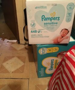 Pampers Baby Wipes Sensitive Perfume Free 7X Refill Packs (Tub Not Included) 448 Count 33 81q EYHWP4L