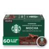 Starbucks Medium Roast K-Cup Coffee Pods — Mocha for Keurig Brewers — 6 boxes (60 pods total) 10 Count (Pack of 6) 2 81q HyabXSL