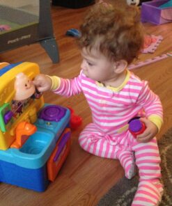 Fisher-Price Laugh & Learn Toddler Playset, Learning Kitchen with Music Lights & Bilingual Content for Baby to Toddler Pretend Play SIOC/FFP Frustration-Free Packaging 24 81q0WW4G6YL