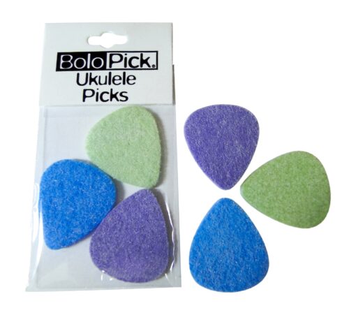 BoloPick Felt Picks for Ukulele 6 Pack (An Original Recipe) An Original Recipe