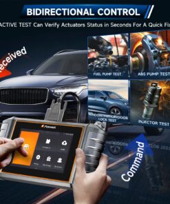 FOXWELL NT710 Fit for Mercedes-Benz Sprinter,Upgraded NT510 Diagnostic Tool OBD2 Scanner, Bidirectional Scan Tool Rodeo Test, Full System Car Diagnostic Scanner, All Service Reset Airmatic Suspension 13 81q2HFzcodL