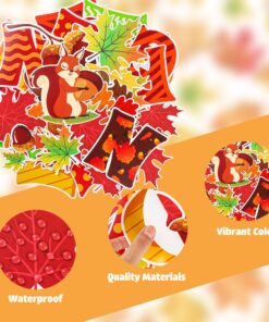 123 PCS Fall Classroom Tree Decorations Maple Leaves Bulletin Board Cutouts Fall in Love with Learning Decors Autumn Party Supplies with Glue Points for School Blackboard Chalkboard 9 81q3nN8cU6L