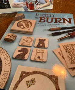 Learn to Burn: A Step-by-Step Guide to Getting Started in Pyrography (Fox Chapel Publishing) Easily Create Beautiful Art & Gifts with 14 Step-by-Step Projects, How-to Photos, and 50 Bonus Patterns 25 81q5plECYL