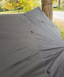 Gold Armour Rainfly Tarp Hammock, Premium 14.7ft/12ft/10ft/8ft Rain Fly Cover, Waterproof Ultralight Camping Shelter Canopy, Survival Equipment Gear Camping Tent Accessories (OD Green 12ft x 10ft) Od Green 12ft X 10ft 57 81q5ud7mmML