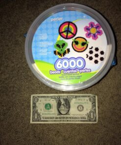 Perler Multi Mix Assorted Fuse Bead Bucket, 6000 pcs 41 81q6ufGXksL