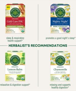 Traditional Medicinals Tea, Organic Nighty Night Extra, Promotes a Good Night's Sleep, 16 Tea Bags 32 81q7Rop7YkL