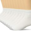 Hanes Men's 10-Pack Athletic Reinforced Toe and Heel Ankle Socks 6-12 White 9 81q8oat4HkL