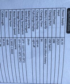 Compressed Air Duster, 8000mAh Electric Air Duster, Portable Air Blower,Cordless Air Duster, Brushless Motor, Replaces Compressed Air Cans for Computer Keyboard Electronics Cleaning 45 81qAMqR4lRL